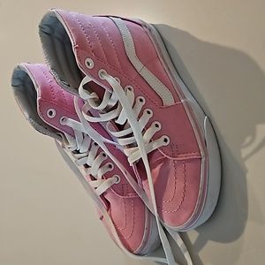 Pink hightop vans